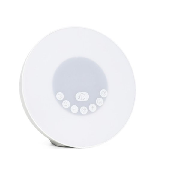 SLF White Wake To Light Alarm Clock - Picture 1 of 2